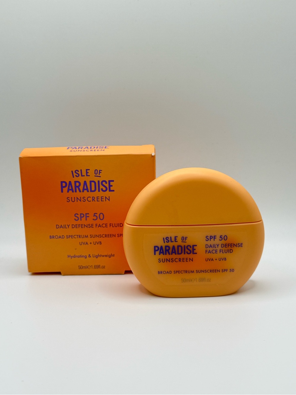 Isle of Paradise Sunscreen SPF 50 Daily Defense Face – 50mL